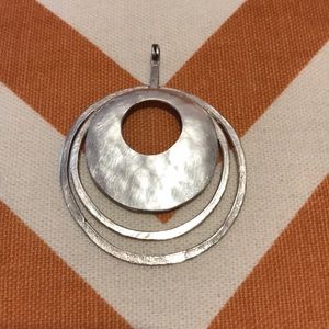 Silpada hammered sterling pendant